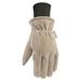 Wells Lamont HydraHyde XL Suede Cow Leather Winter Brown Gloves