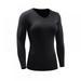 Alvage Women s Pro Fitness Sports Tights Stretch Long-sleeved Quick-drying Compression T-shirts Running Yoga Training Clothes