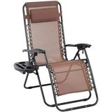 YRLLENSDAN Zero Gravity Lounge Chair Outdoor with Cushions & Cup Holder 250lbs Capacity Reclining Outdoor Patio Chairs Beach Chair Folding Camping Chairs for Adult