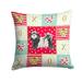 Tibetan Terrier Love Fabric Decorative Pillow