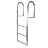 JIF Marine DJV3W 3-Step Stationary Dock Ladder W/ 4 Wide Step