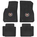 XTS 2013-2015 4 Piece Ebony Velourtex Cadillac Logo Mat