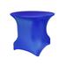 Ultimate Textile (5 Pack) Round Fitted Stretch Spandex Table Cover - for 30 and 36-Inch Round Tables Royal Blue