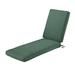 Water Resistant Patio Chaise Lounge Cushion Outdoor Beach with Removable Cover