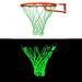 Basketball Net Heavy Duty Basketball Net Replacement Luminous Outdoor Portable Shooting Trainning Glowing Light Luminous Basketball Net Pool Basketball Hoop