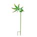 Evergreen 36 H Solar Hummingbird Staked Wind Spinner 13 x 12.2 x 36.6 inches.