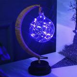 VANLOFE LED Lamp Home Decoration Lamp Star Moon Lamp Night Light Blue Lamp Bedroom Lamps