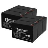 12V 9Ah SLA Replacement Battery for CyberPower 1500 AVR - 6 Pack