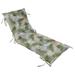 Vargottam Printed Rocking Chair Sofa Cushion With TiesChaise Recliner Quilted Thick Padded Seat Cushions Recliner Garden Outdoor Terrace Bench Cushion 74 X 23 inches-Multicolor