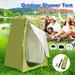 LELINTA Outdoor Shower Tent Changing Room - Portable Pop up Tent Camping Beach Toilet Shower Changing Room Outdoor Camping Shelters Bag Green