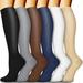 Compression Socks for Women & Men Circulation 15-20 mmHg is Best Support for Athletic Running Cycling 1Pair