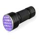 CACAGOO 21 LEDs 395nm Flashlights Detector for Pets Urine & Battery Powered Multi-functional Mini Handheld Flashlight