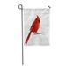 LADDKE Red Bird of Cardinal Animation Bright Garden Flag Decorative Flag House Banner 28x40 inch