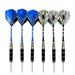 2 Sets of Professional Tungsten Darts Set Steel Accessory Set For Indoor Games 6 Pack Steel Tip Darts Professional