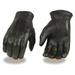 Milwaukee Leather SH865 Men s Black Thermal Lined Deerskin Motorcycle Hand Gloves W/ Sinch Wrist Closure 5X-Large