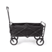 Black Folding Wagon Cart Outdoor Portable Utility Wagon Outdoor Garden Cart Foldable Wagon for Sports Shopping Camping