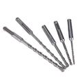 OWSOO 5pcsset 2 Pits 2 Slots SDS Shank Electric Hammer Drill Bit Set SDS PLUS Rotary Hammer Impact Drill Bit Concrete Masonry Drill 4mm 5mm 6mm 6mm 8mm