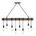 Savoy House 1-990-8-41 Burgess 8 Light Linear Chandelier (5 W x 39 H)