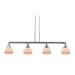 Innovations Lighting 214-S Fulton Fulton 4 Light 51 Wide Linear Chandelier - White