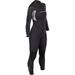 Henderson Thermoprene womens 3mm full back zip wetsuit 12 Black (01)