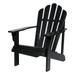 Porch & Den Westport Weather-Resistant Outdoor Wood Adirondack Chair Black