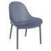 Luxury Commercial Living 32.75 Dark Gray Solid Patio Lounge Chair