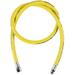 IST Low Pressure Rubber Regulator Hose with Screw On Valve Fittings (60 Inch Yellow)