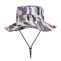 YUEHAO accessories Fashion Summer Outdoor Sun Hat Bucket Mesh Boonie Hat Drying Fishing Cap Sun Hats Grey