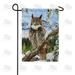 America Forever Winter Owl Garden Flag Double Sided Vertical Decorative 12.5 x 18 inches for Outdoor Yard Porch Happy Holidays Merry Christmas Snowfall Mountain Garden Flag