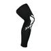 Full Leg Compression Sleeves for Women Men Extra Long Leg Knee Sleeve for Basketball Football Running Workout Sports Black and Sliver XL