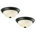 Design House Traditional Ceiling Light in Oil-Rubbed Bronze 2-Light 2-Pack