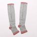 Big sales!!High Quality Men Women Elastic Stretch Compression Socks Toe Open Leg Support Stocking Knee High Yoga Socks with Zipper