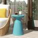 Aston Metal Outdoor Side Table Teal