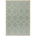 SAFAVIEH Indoor Outdoor BHS125K Beach House Aqua / Cream Rug