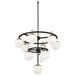 -Ten Light Chandelier-30 Inches Wide By 25.5 Inches Tall -Traditional Installation George Kovacs Lighting P1358-618