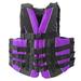 Hardcore Water Sports Adult Fully Enclosed Neoprene and Polyester Life Jacket Vest (Purple)
