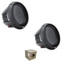 2 x Rockford Fosgate Power Series 12 3200 Watt 2 Ohm Dual Voice Coil Subwoofers