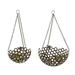 Gerson Rustic Metal Honeycomb Bumblebee Hanging Basket Planter (Set of 2)