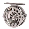 Aluminum Alloy Fishing Vessel Wheel Fly Fishing Reels Fishing Raft Wheel Fishing Gear Accessories - Right Hand (Silver)