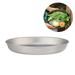 Lixada 700ml Titanium Plate Ultralight Dinner Fruit Plate Frying Pan for Outdoor Camping Hiking Backpacking Picnic BBQ