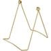 Bard s Folding Gold Wire Easel Stand 6 H x 4.25 W x 6.25 D Pack of 12