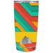 Skin Decal Vinyl Wrap for Ozark Trail 20 oz Tumbler Cup (5-piece kit) Stickers Skins Cover / Turquoise Blue Yellow