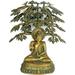 The Only Place Which Could Have Withstood The Great Impact of Buddha s Samadhi. - Brass Sculpture