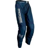 Moose Racing Qualifier 22 Mens MX Offroad Pants Hi-Viz/Navy 44 USA