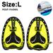 Swim Hand Paddles Professional Swim Training Paddles Flat Webbed Fin Equipment for Men Women Children Hand Paddle for Swim