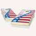 Skip s Garage USA Shooting Star Solid Wood Cornhole Board Set