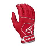 Easton Walk-Off NX Baseball Adult Batting Gloves | Red/Red | Small