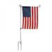 PROMOTION!Yard Flag Accessories Garden Flag Stand Flagpole Black Wrought Iron Small Flag Stand For Yard Garden Pole Flag Holder 1