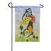 America Forever Butterfly Spring Garden Flag 12.5 x 18 Inch Double Sided Seasonal Outdoor Yard Decorative Colorful Spring Summer Flower Blooms Butterfly Garden Flag