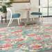 Waverly Sun N Shade Indoor/Outdoor Multicolor 7 9 x SQUARE Area Rug (8 Square)